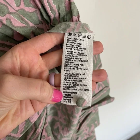 NWOT Cleobella Paola Ankle Dress in Border Print - Picture 13 of 15